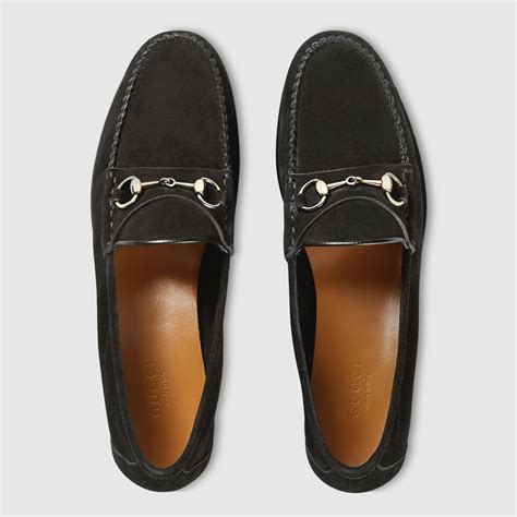 women gucci platform loafers|Gucci women's suede loafers.